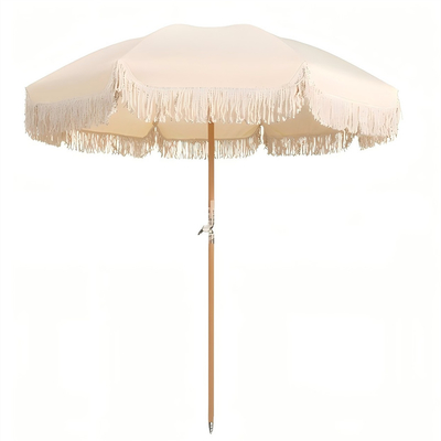 Tissu UV Parapluie Protège-soleil 210T Tissu d'Oxford avec revêtement en argent Logo acceptable