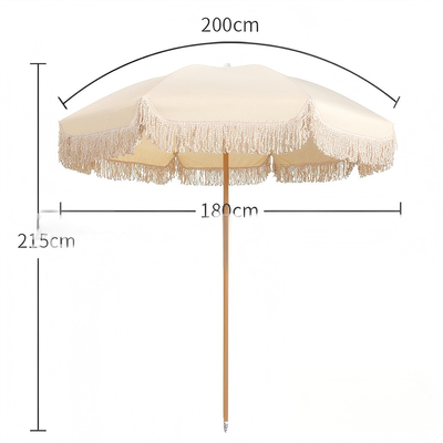 Tissu UV Parapluie Protège-soleil 210T Tissu d'Oxford avec revêtement en argent Logo acceptable