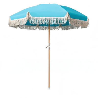 Tissu UV Parapluie Protège-soleil 210T Tissu d'Oxford avec revêtement en argent Logo acceptable