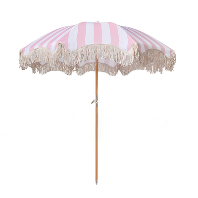 Tissu UV Parapluie Protège-soleil 210T Tissu d'Oxford avec revêtement en argent Logo acceptable