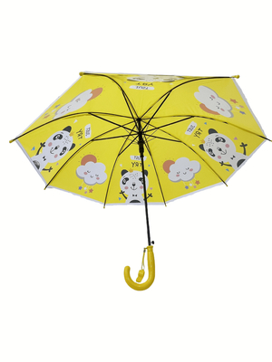 2025 Nouveau design OEM 19 pouces Dôme Carton et Animaux Super imperméable Pour enfants parapluie POE PVC