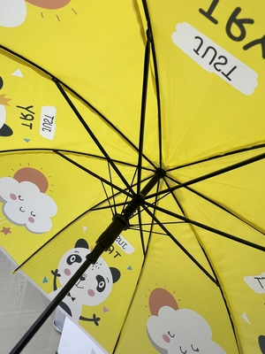 2025 Nouveau design OEM 19 pouces Dôme Carton et Animaux Super imperméable Pour enfants parapluie POE PVC