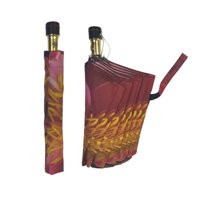 Parapluie pliable personnalisée avec 8 côtes de parapluie et tissu Ponge