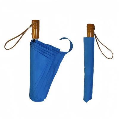 Cadre métallique 2 pliable 23 pouces poignée en bois parapluie personnalisable