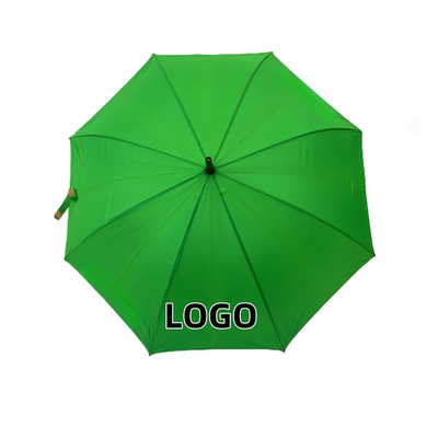 Cadre en fibre de verre métallique 23 pouces parapluies droites 190T Tissu Pongee Matériau inclus