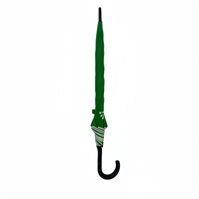 Cadre en fibre de verre métallique 23 pouces parapluies droites 190T Tissu Pongee Matériau inclus