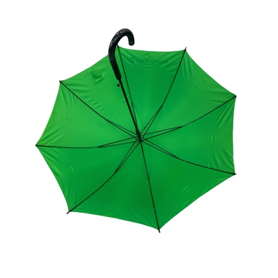 Cadre en fibre de verre métallique 23 pouces parapluies droites 190T Tissu Pongee Matériau inclus