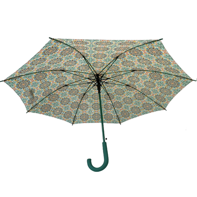 Manche en caoutchouc Auto-ouverture fermée parapluie pour la promotion à chaud en tissu Pongee 190T