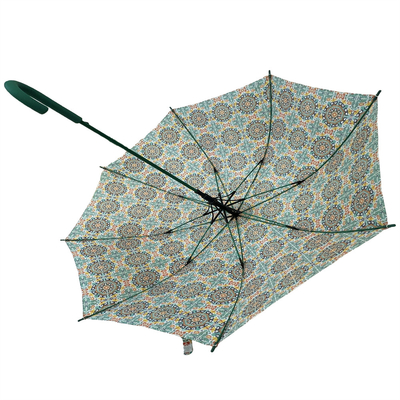Manche en caoutchouc Auto-ouverture fermée parapluie pour la promotion à chaud en tissu Pongee 190T