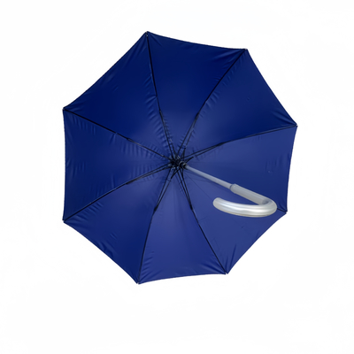 Un parapluie en aluminium léger et résistant au vent de 23 pouces avec 210 tonnes de tissu Pongee, 8 côtes et 104 cm de diamètre.