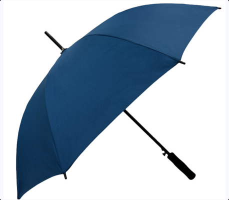 Auto-ouverture et fermeture manuelle cadre en fibre de verre complet parapluies de golf avec une fenêtre transparente
