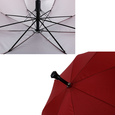 Performances fonctionnelles Logo personnalisé Parapluie de golf avec ouverture automatique et fermeture manuelle