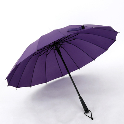 Parapluie de golf de 29 pouces en tissu Pongee de 190 T et cadre en fibre de verre, personnalisation de couleur