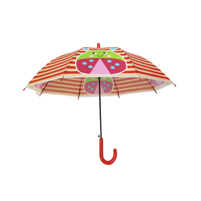 Conception de dessins animés sur mesure pour enfants Compact Parapluie POE Tissu Insecte Impression