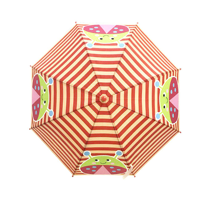Conception de dessins animés sur mesure pour enfants Compact Parapluie POE Tissu Insecte Impression