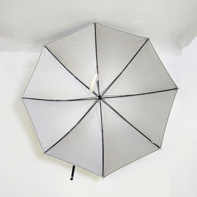 Ombrelle compacte pour enfants en acier enduit de chôme avec emballage personnalisé et diamètre ouvert de 90 cm