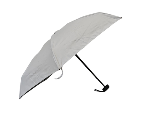 Parapluie de golf compact à 5 couches de 19 pouces UV50 + enduit d'argent