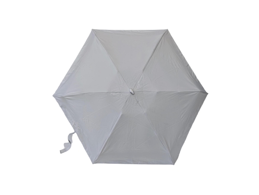 Parapluie de golf compact à 5 couches de 19 pouces UV50 + enduit d'argent