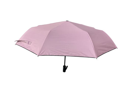 Parapluie automatique triple pliage 21 pouces - Parapluie de golf compact coupe-vent 105 cm