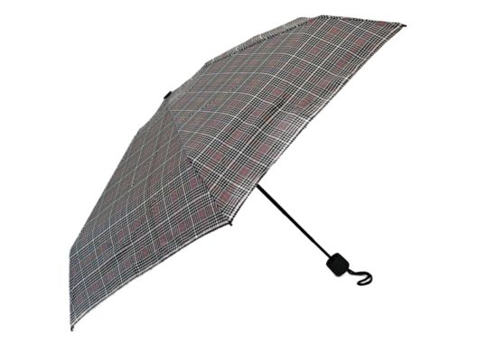 Parapluie de golf compact 5 plis, 19 pouces, coupe-vent, imperméable, 6 panneaux