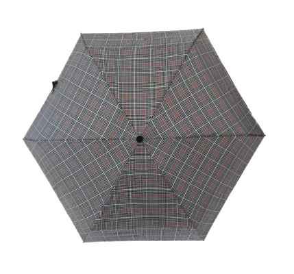 Parapluie de golf compact 5 plis, 19 pouces, coupe-vent, imperméable, 6 panneaux