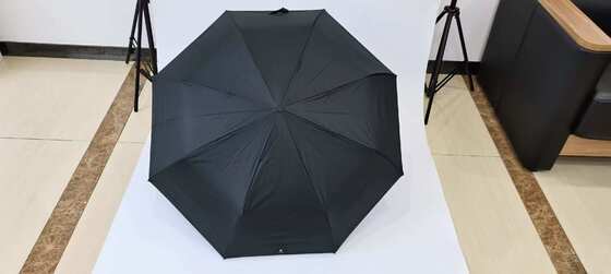 Parapluie canne à ouverture automatique avec baleines en fibre de verre, tissu pongé 190T et fonction ouverture/fermeture automatique