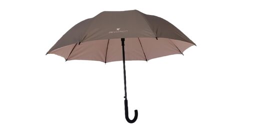Parapluie auto-ouverte avec cadre en fibre de verre, taille 23 pouces et tissu polyester durable