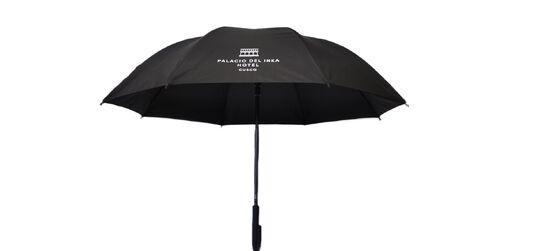 Parapluie auto-ouverte avec cadre en fibre de verre, taille 23 pouces et tissu polyester durable