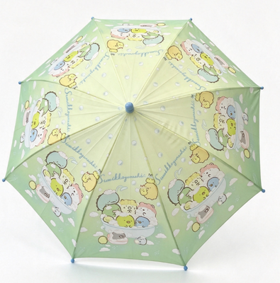 Conseils ronds sûrs parapluie pour enfants imperméable à l'eau avec 8 côtes pour enfants protection contre la pluie