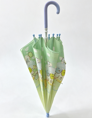 Conseils ronds sûrs parapluie pour enfants imperméable à l'eau avec 8 côtes pour enfants protection contre la pluie