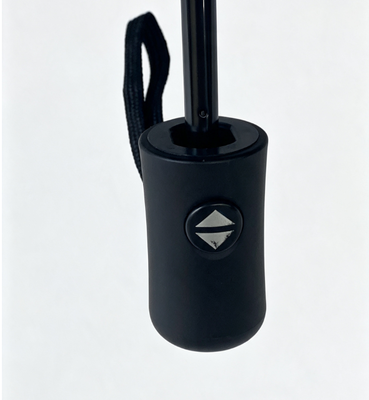 Parapluie compact à ouverture automatique avec correspondance de couleurs élégante, tissu à colle noire anti-UV, pliable et coupe-vent pour les trajets quotidiens et le camping