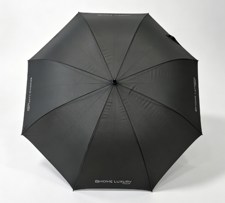 Parapluie de golf coupe-vent tout en fibre de verre avec impression personnalisée et double auvent