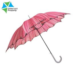 Longueur ouverte 70-100cm de rose de parapluie de bâton d'automobile forte compacte pendant des jours pluvieux