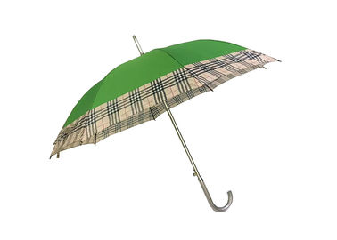 Parapluie en aluminium de pongé d'os, foudre antirouille de parapluie à ouverture automatique résistante