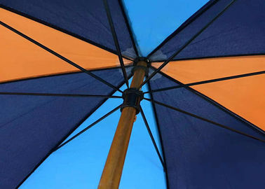 Parapluie en bois adapté aux besoins du client de poignée de crochet, poignée incurvée en bois de long parapluie de bâton