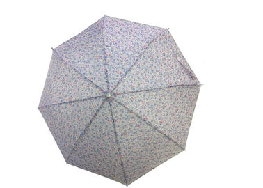 Parapluie se pliant de tissu de polyester/pongé mini, parapluie se pliant d'individu