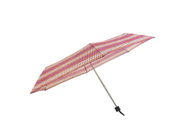 Vent ouvert de mini de point manuel portatif pliable superbe rose de parapluie résistant
