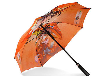 Les parapluies protégeant du vent forts de golf ont adapté l'impression aux besoins du client de transfert de chaleur de logo