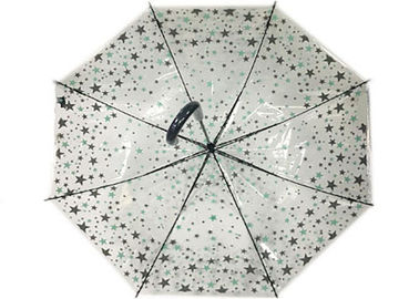 23&quot; conception créative de parapluie adaptée aux besoins du client par parapluie transparent ouvert de pluie de POE d'automobile