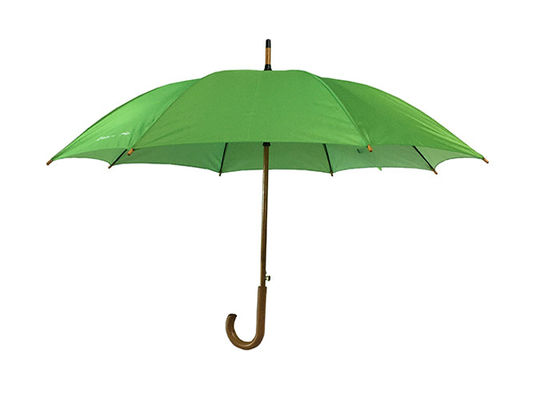 23 parapluie en bois de poignée de tissu de pongé de pouce de diamètre 102cm
