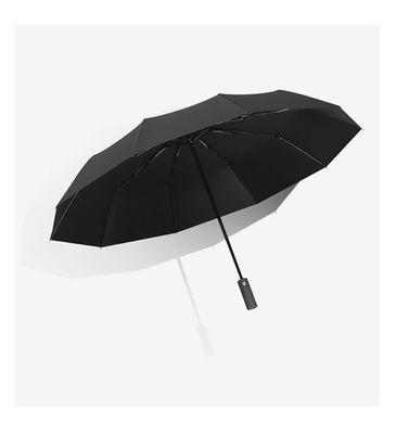 Tissu de pongé imperméabiliser le parapluie pliable de la couleur solide 3