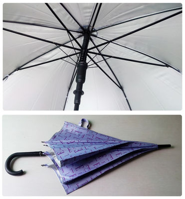 Parapluies protégeant du vent droits de golf de pongé ouvert automatique