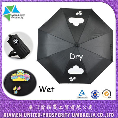 Nuage mignon imprimant le parapluie complètement automatique protégeant du vent