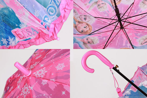 Parapluie mignon de princesse Printing J Handle Disney pour des enfants