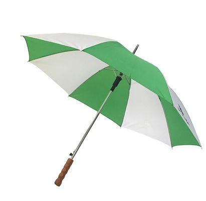 Parapluie en bois 23&quot; de poignée de pongé droit semi automatique *8K
