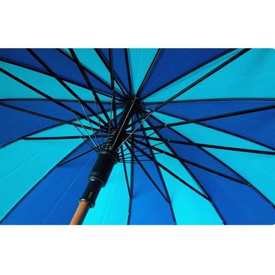 Parapluie de golf de poignée en bois ouverte automatique de PAHS grand protégeant du vent