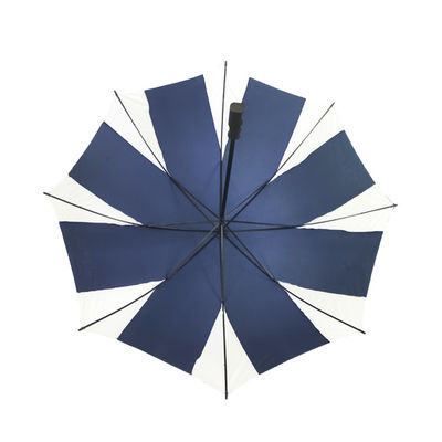 Manuel de 8 os de fibre de verre parapluies protégeant du vent de golf de 27 pouces