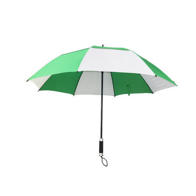 Parapluies protégeant du vent BSCI de golf de poignée en plastique pour des événements promotionnels