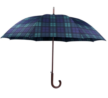 parapluie en bois de bâton du guingan J du pongé 190T de 103cm
