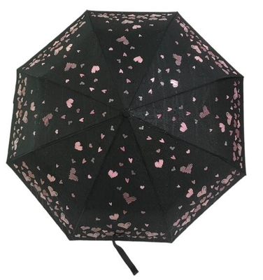 Parapluie trois fois de impression magique de tissu de polyester de BSCI 190T